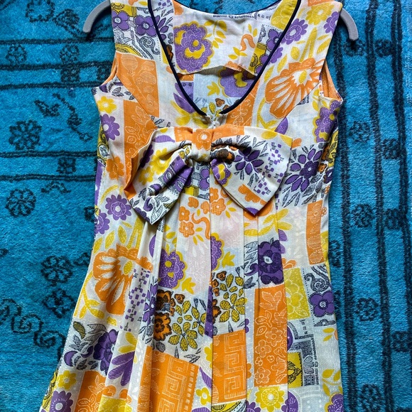 Vintage handmade maxi dress size Small - Picture 9 of 12